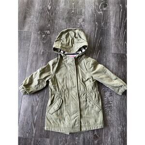 Baby Gap Girls Anorak Jacket, Olive Green, size 18-24 months